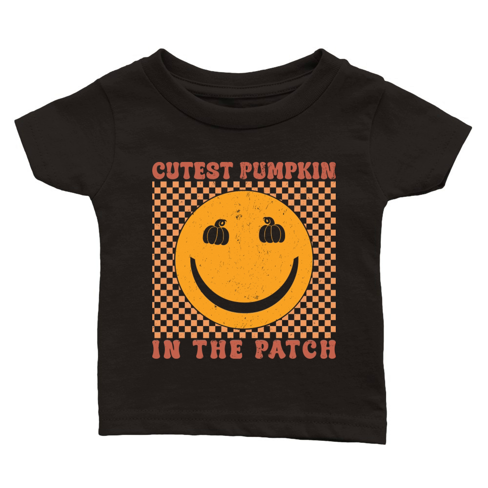 Cutest Pumpkin In The Patch Classic Baby Crewneck T-shirt