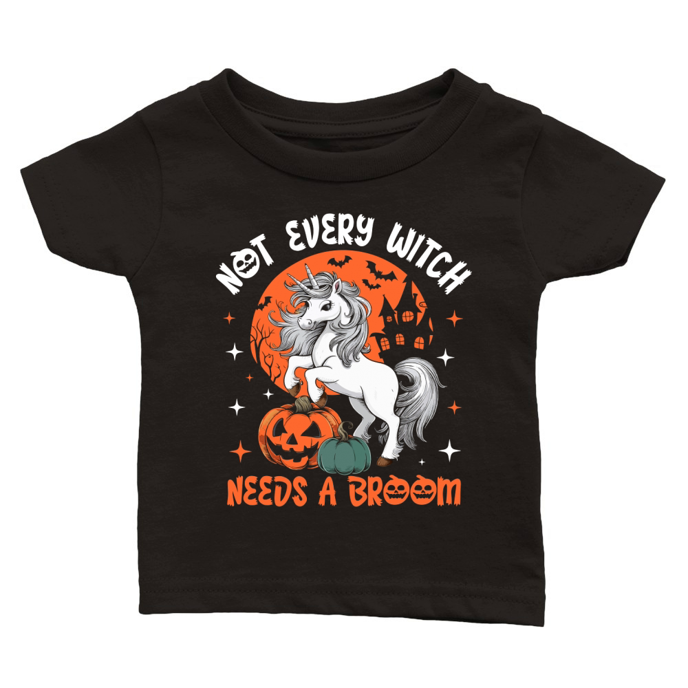 not every witch needs a broom Classic Baby Crewneck T-shirt
