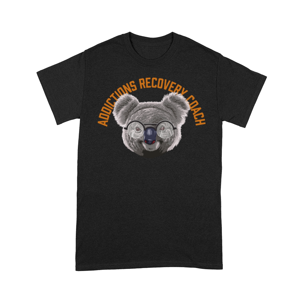 Koalified Addictions Recovery Coach Sober Coaching Comfort T-shirt