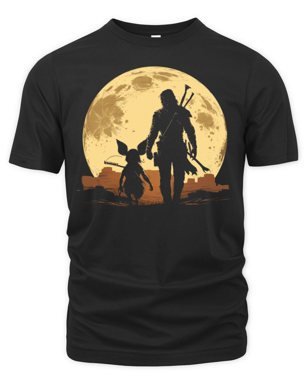 Bounty Hunter Moon - Galactic Chase Organic Unisex T-shirt