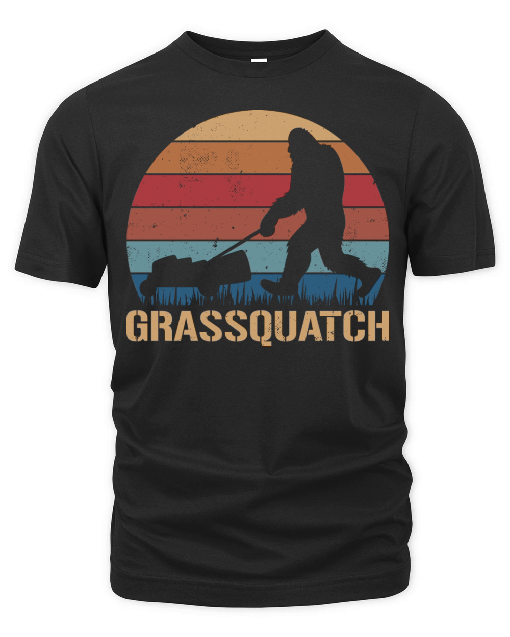 Grassquatch Funny Sasquatch Bigfoot Organic Unisex T-shirt