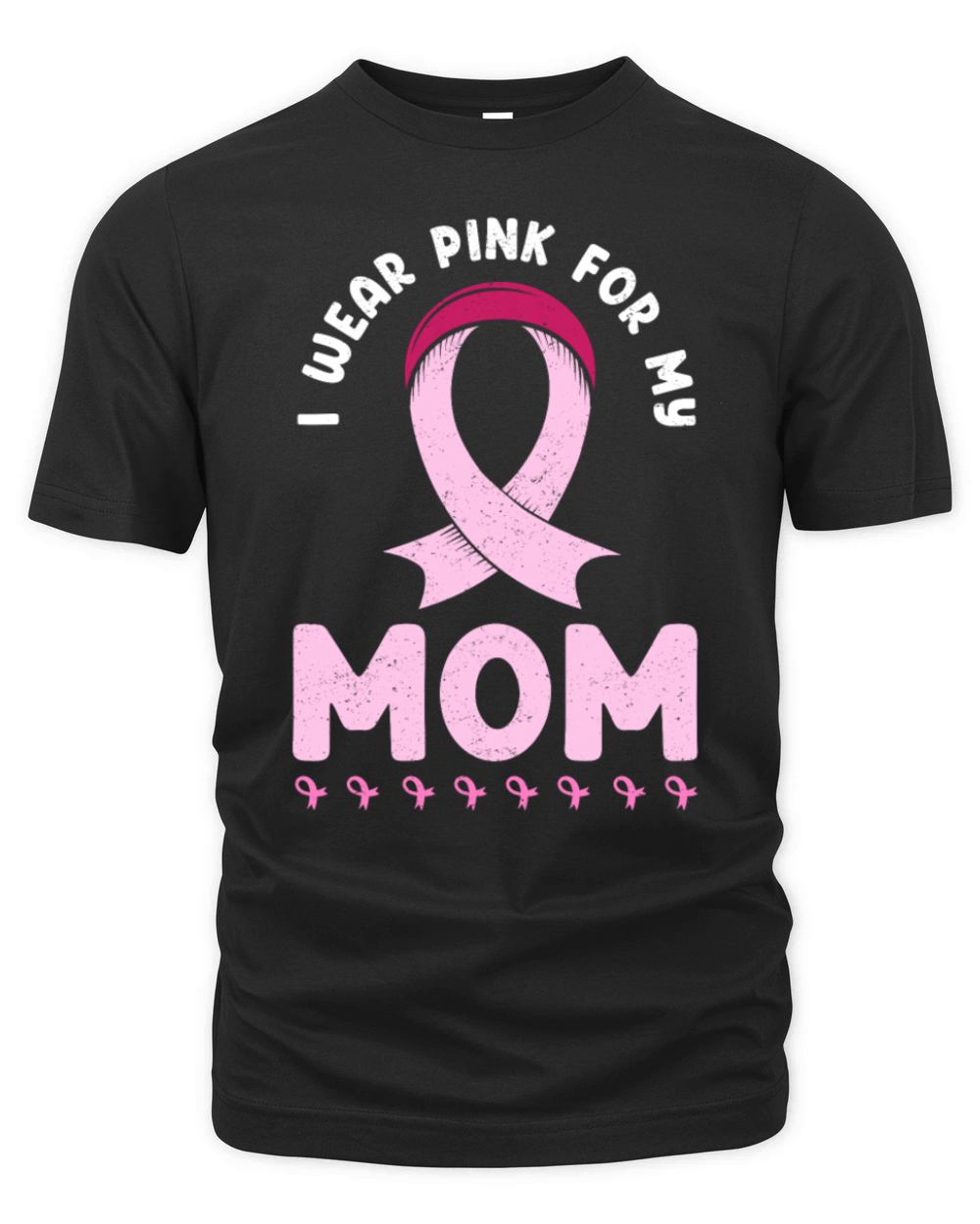 I Wear Pink For My Mom Breast Cancer Organic Unisex T-shirt