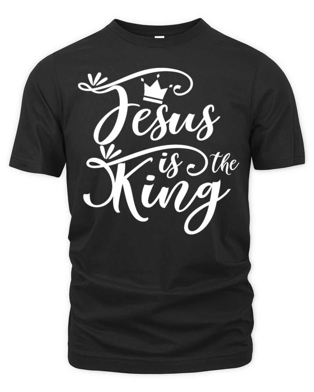 Jesus Is The King Love Jesus Christian Christmas Organic Unisex T-shirt