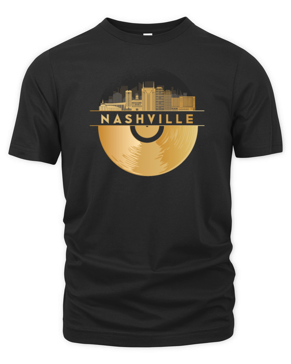 Vinyl-Record-Player Disco-Music Organic Unisex T-shirt