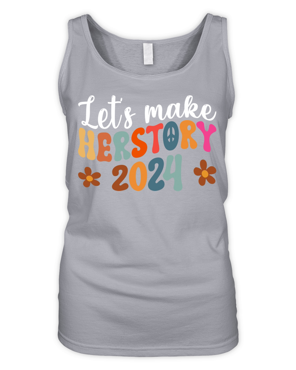 lets make herstory 2024 Organic Women's Tank Top