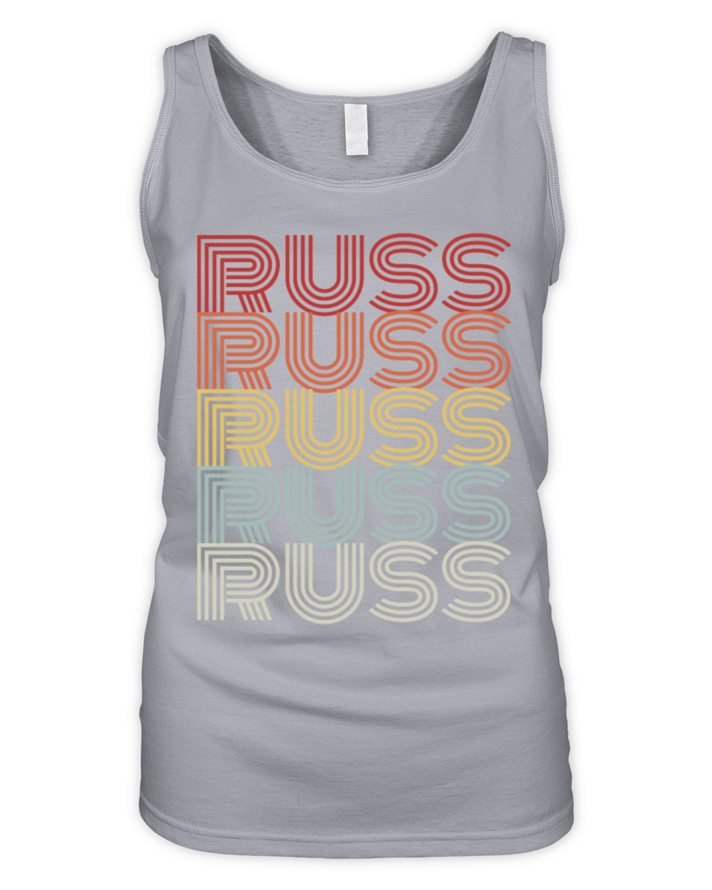 Russ Retro I Love Russ Vintage Russ Lover Russvint Organic Women's Tank Top