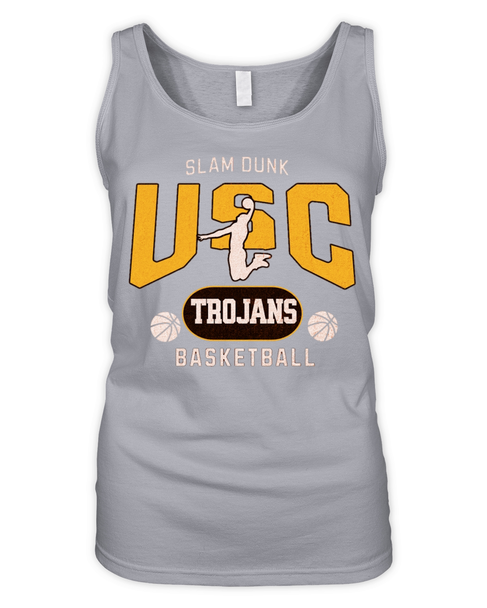 Southern California Slam Dunk Basketball Organic Women's Tank Top