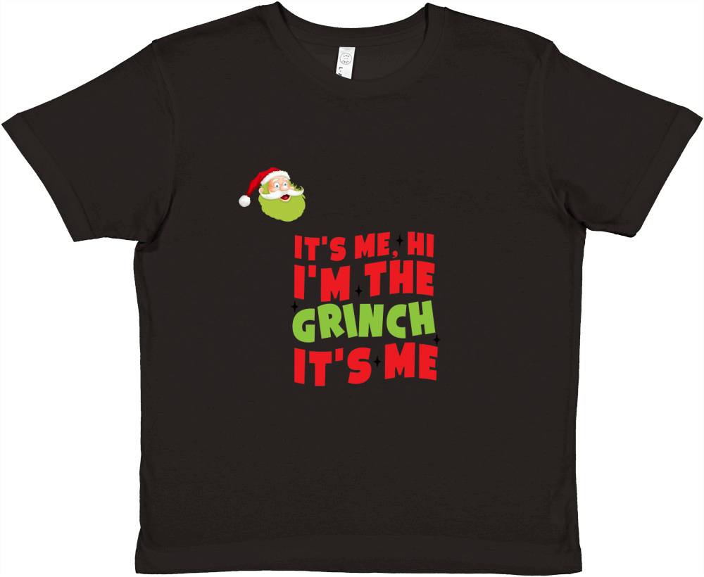 Its Me Hi Im the Grinch Its Me Premium Kids Crewneck T-shirt