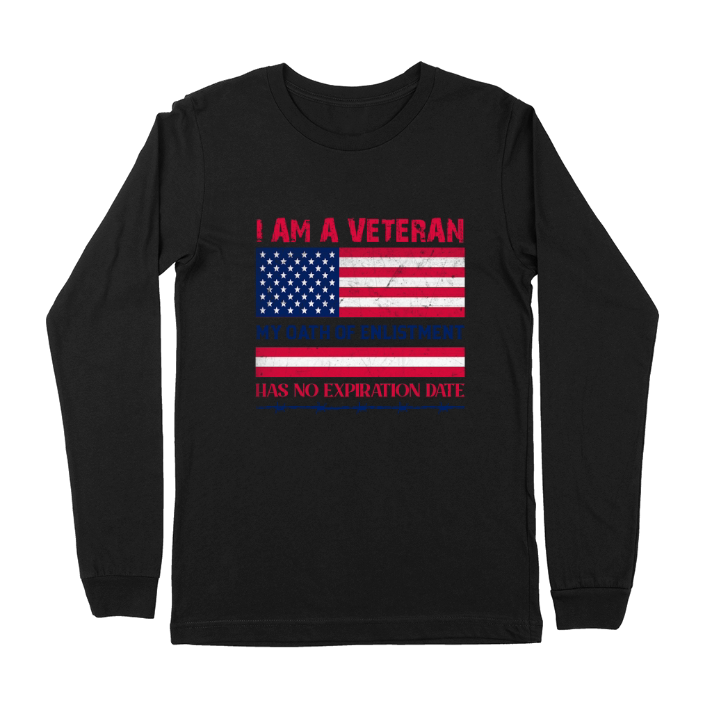 I am a veteran my oath of enlistment Premium Long Sleeve
