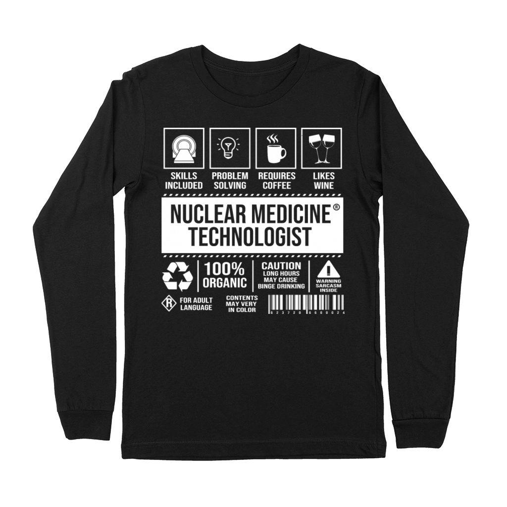 Vintage Radiology Nuclear Medicine Technologist Premium Long Sleeve