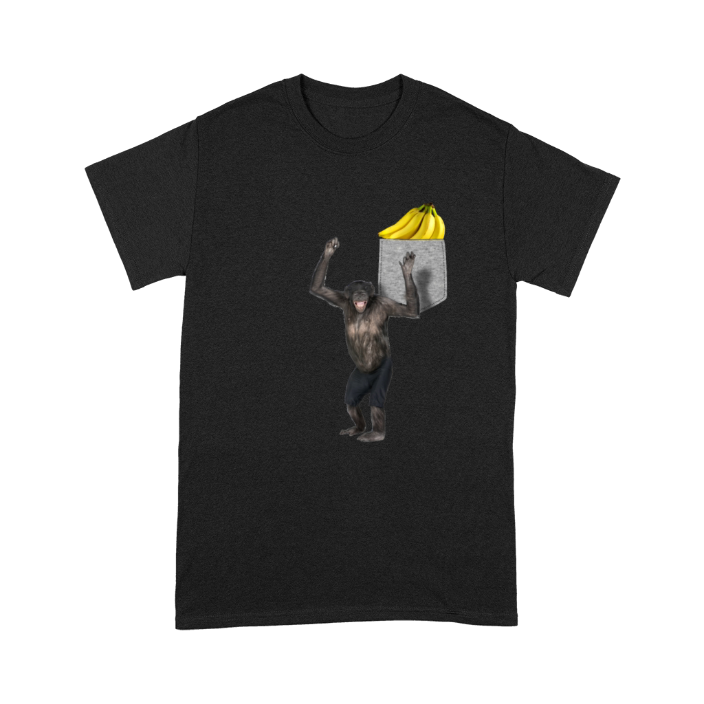 Chimpanzee Reaching For Banana In Your Fake Pocket Premium T-shirt