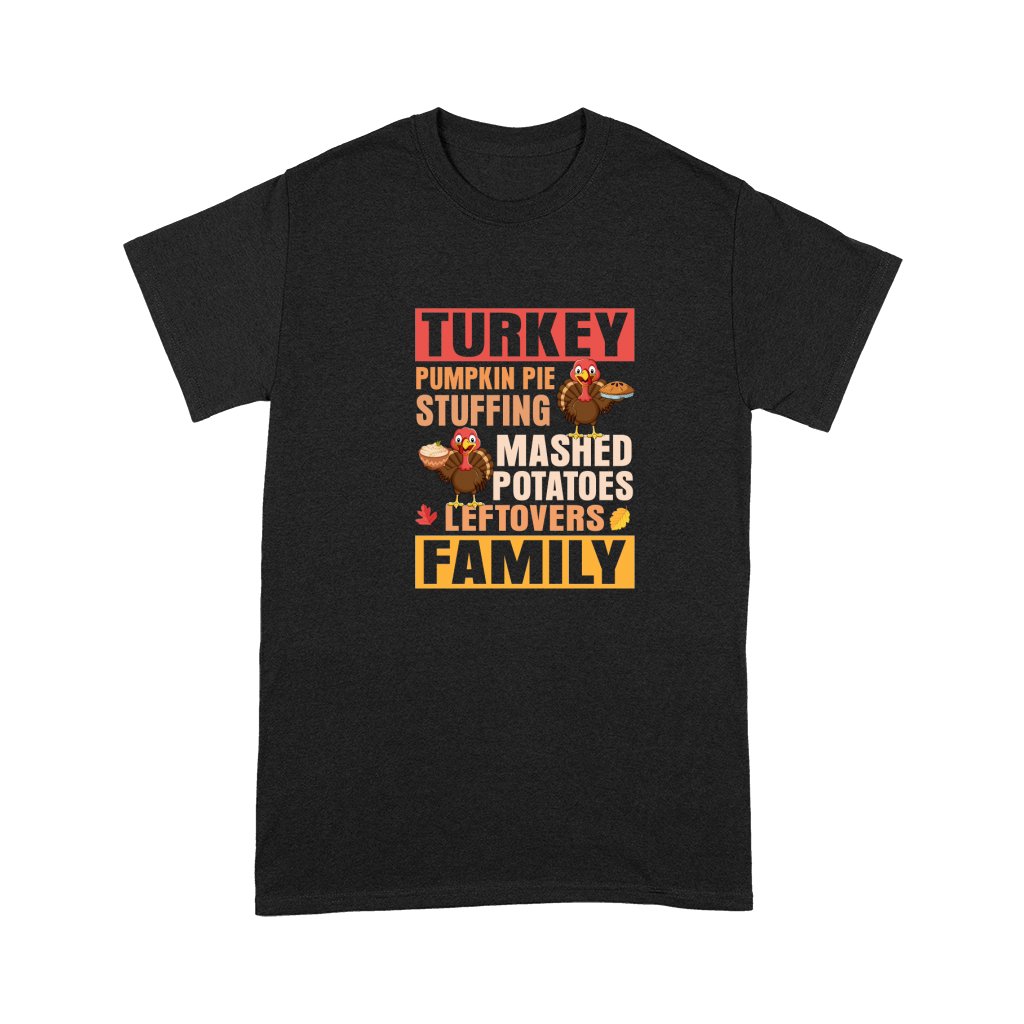 Turkey Pumpkin Pie Stuffing Mashed Premium T-shirt