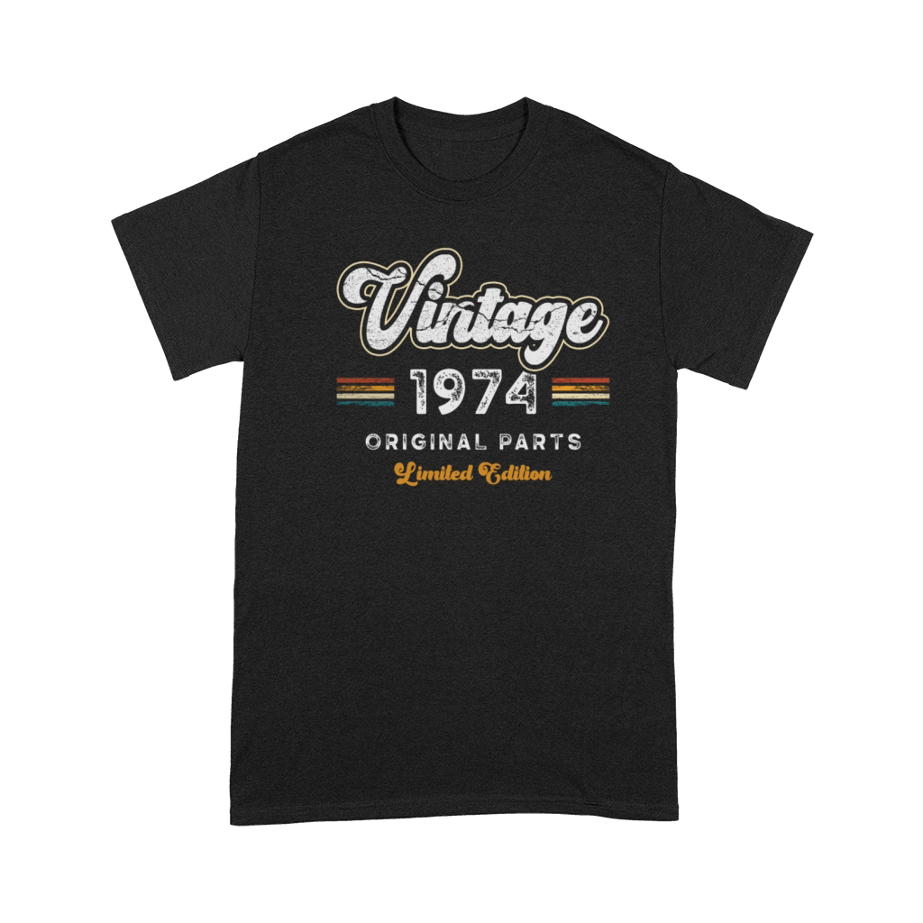 Vintage 1974 Birthday Retro Premium T-shirt