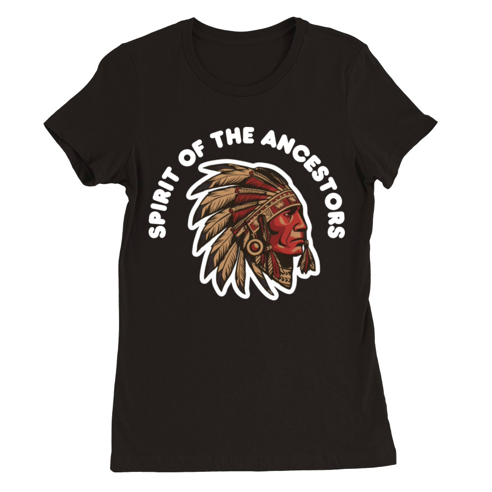 Celebrate Native American Day with our vibrant des Premium Womens Crewneck T-shirt