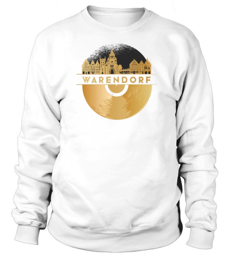 Vinyl-Record-Player Disco-Music Skyline-Warendorf Sweatshirt Unisex