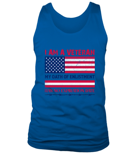 I am a veteran my oath of enlistment Tank Top Unisex