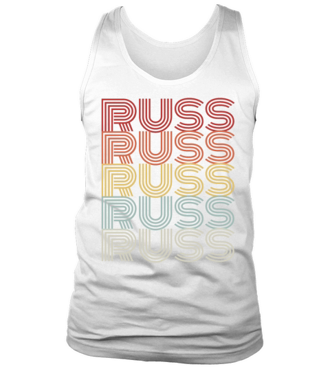 Russ Retro I Love Russ Vintage Russ Lover Russvint Tank Top Unisex