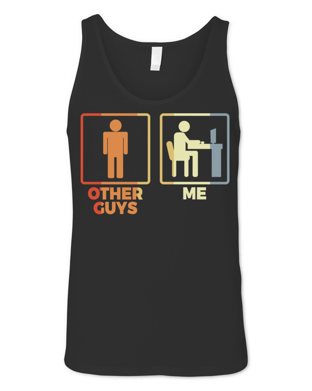 Programmer Stickfigures Unisex Jersey Tank