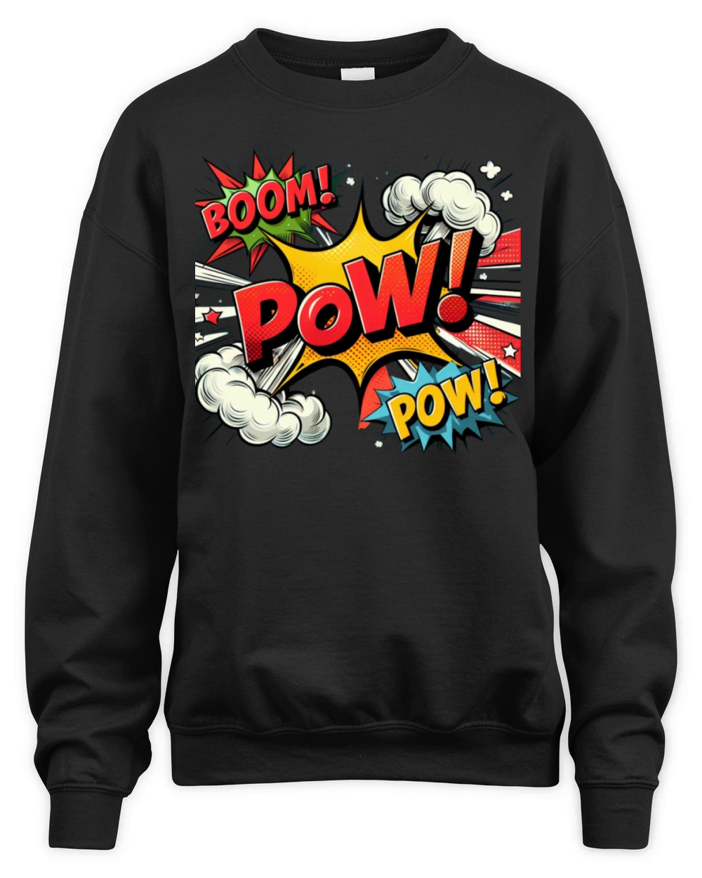 BOOM POW Unisex Premium Crewneck Sweatshirt
