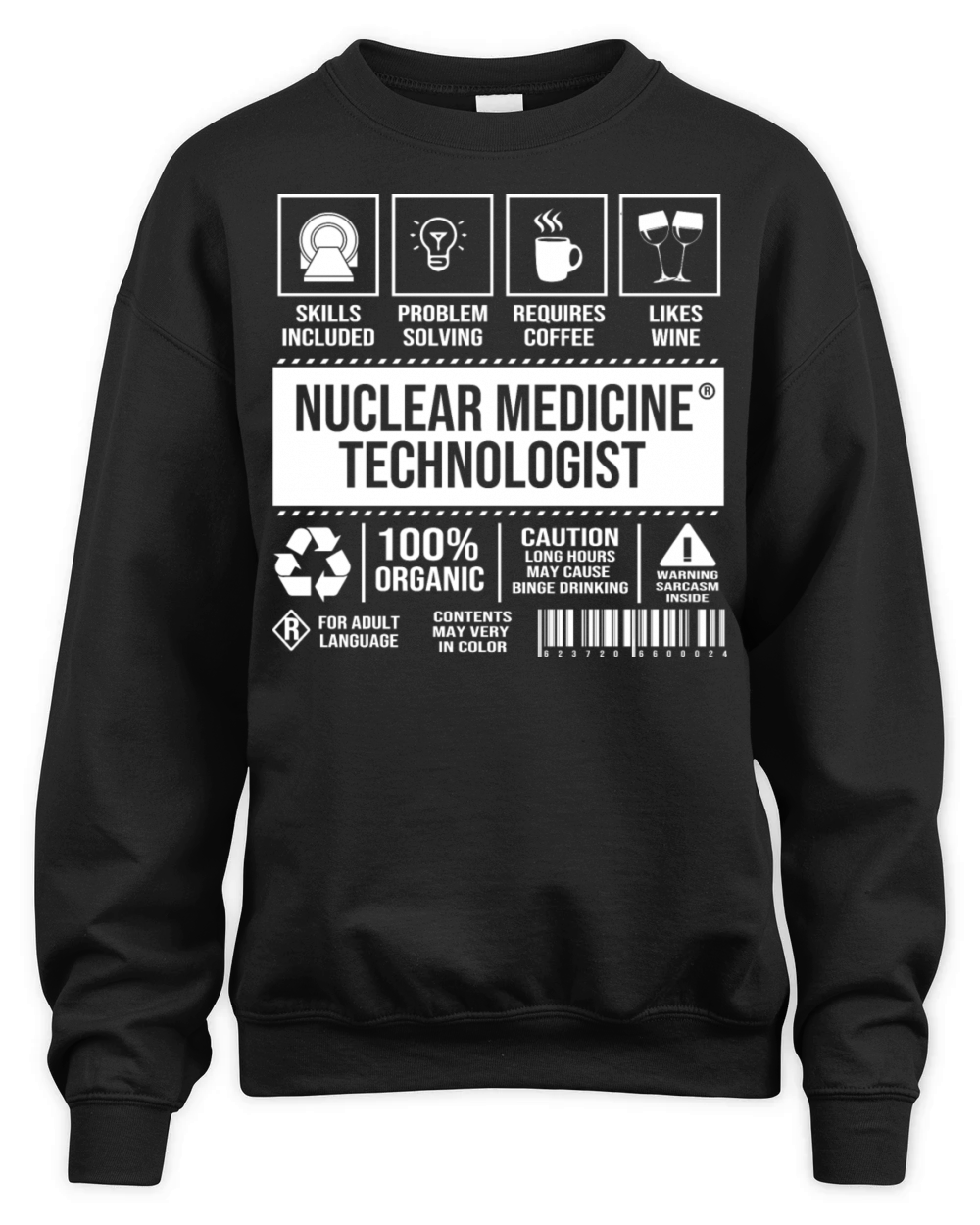 Vintage Radiology Nuclear Medicine Technologist Unisex Premium Crewneck Sweatshirt