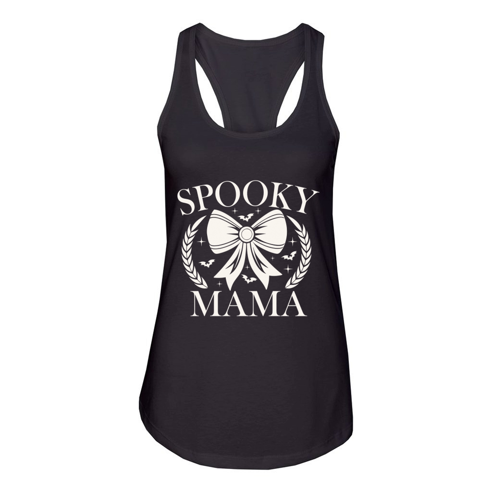 Spooky Mama (1) Women's Racerback Tank
