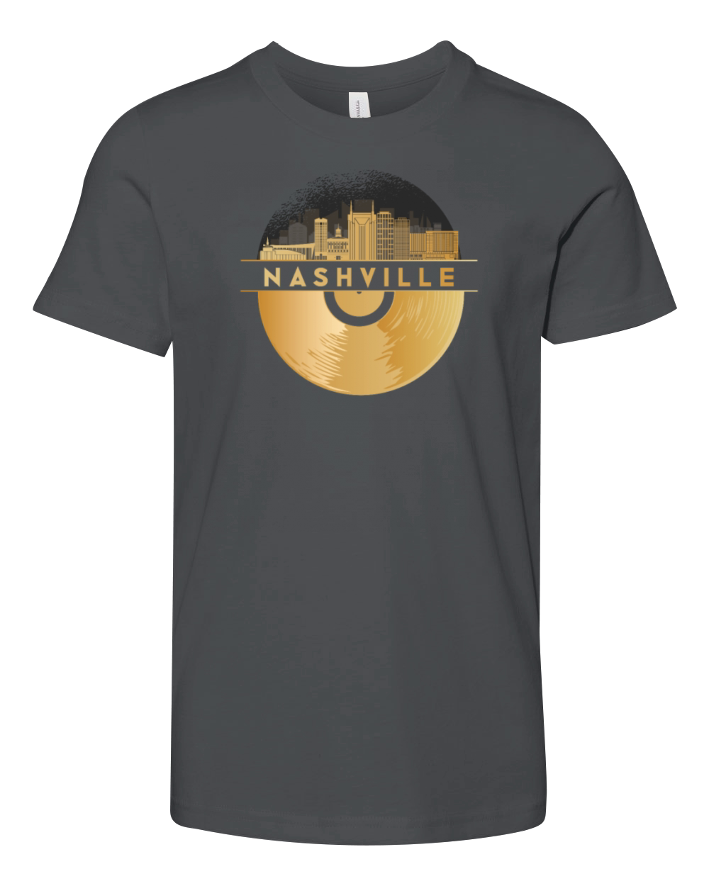 Vinyl-Record-Player Disco-Music Youth Unisex Jersey Tee