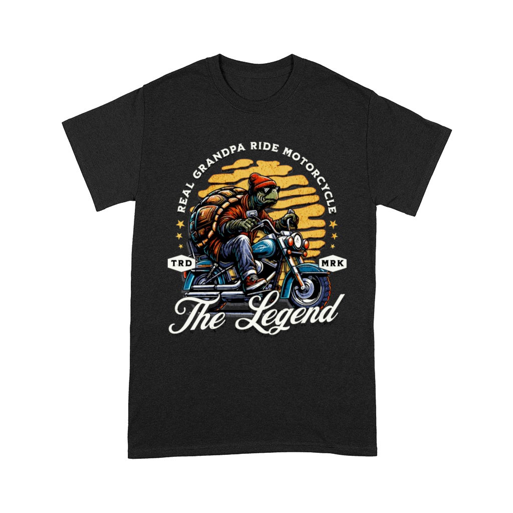 Real Grandpa Ride Motorcycle - The Legend Biker Comfort T-shirt