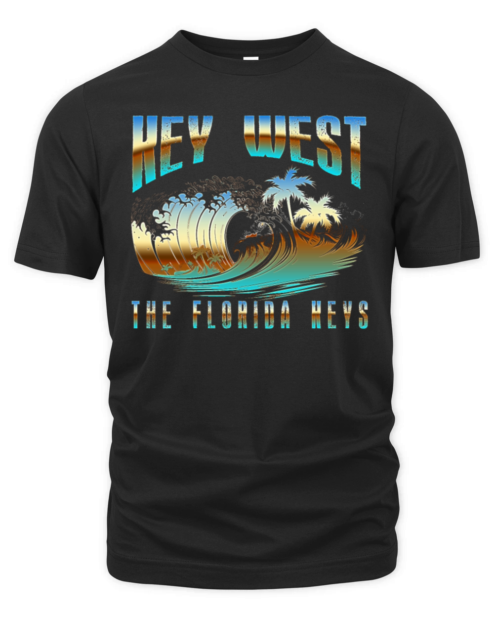 KEY-WEST THE FLORIDA KEYS Diving Sunshine-State Organic Unisex T-shirt