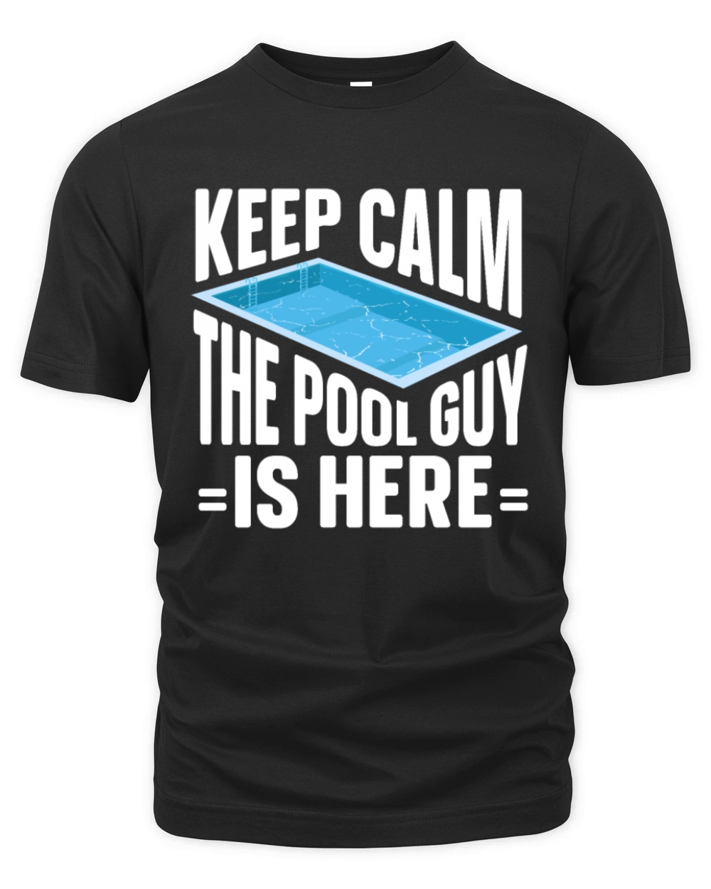 Pool Cleaner Keep Calm The Pool Guy Is Here Organic Unisex T-shirt