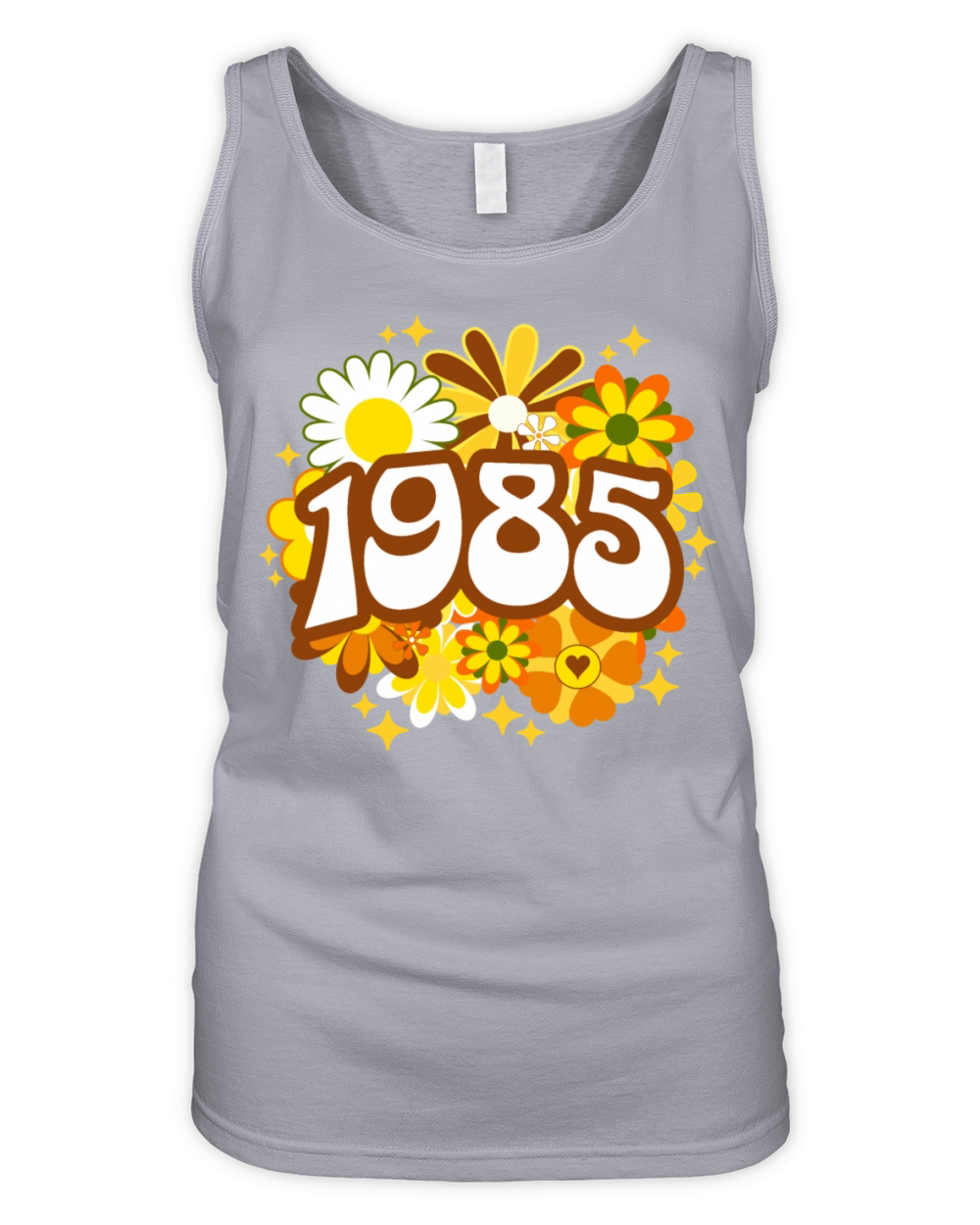 40 Years Vintage 1985 Retro 40th Birthday Woman Organic Women's Tank Top