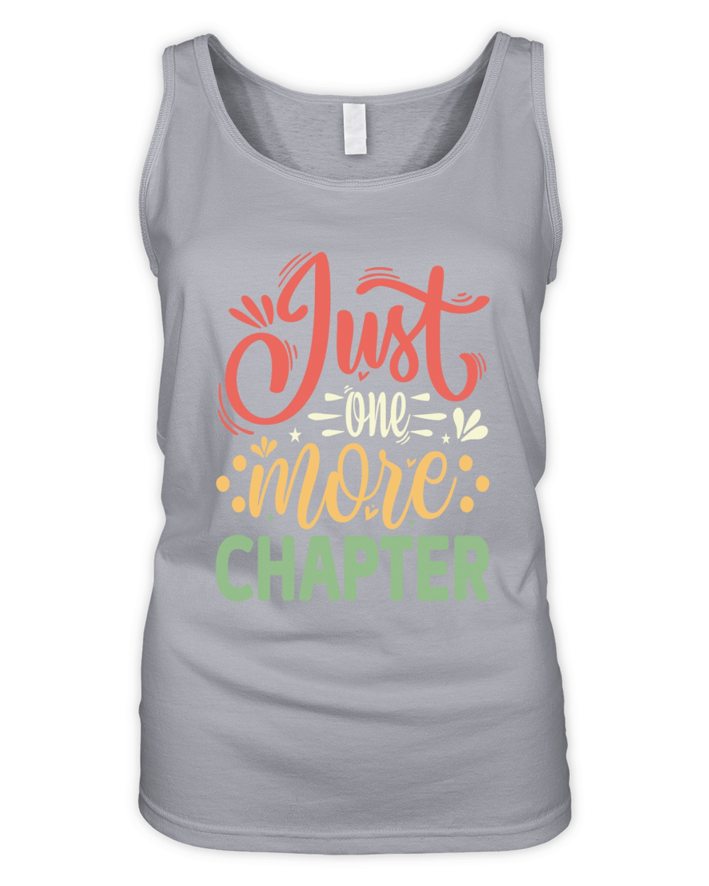 Just One More Chapter Modern Organic Women's Tank Top