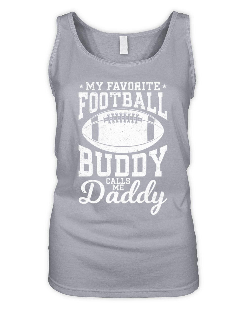 My Favorite Football Buddy calls me Daddy Football Organic Women's Tank Top