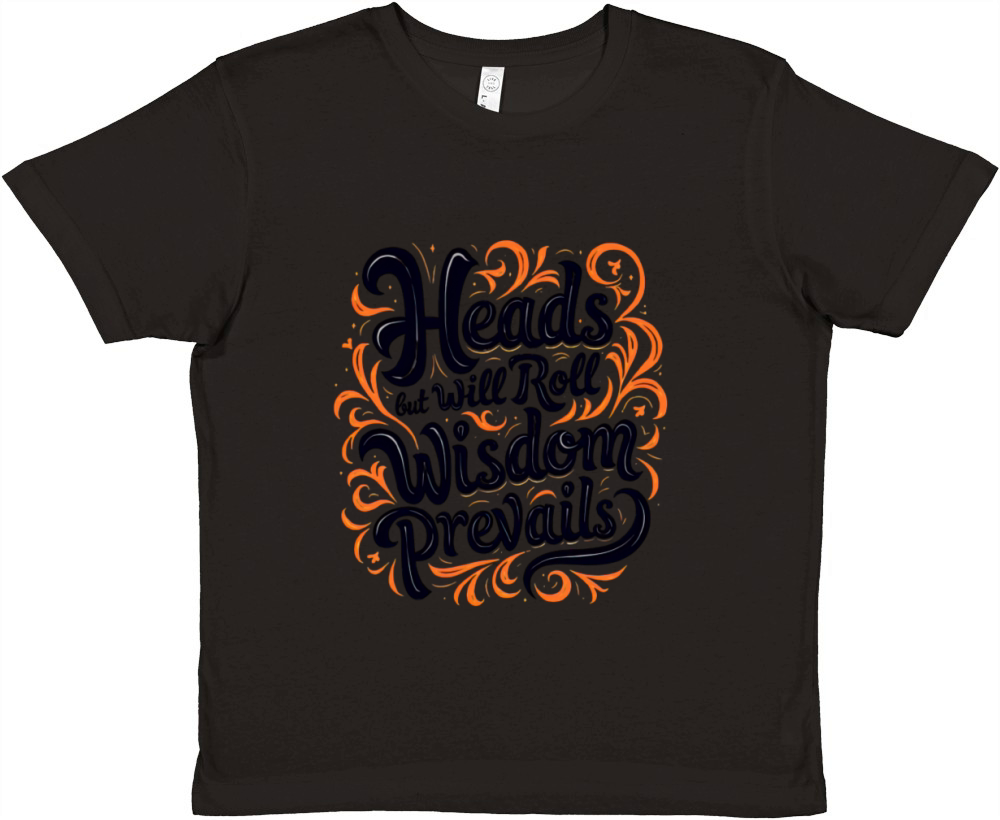 Inspirational Quote with Decorative Elements Premium Kids Crewneck T-shirt