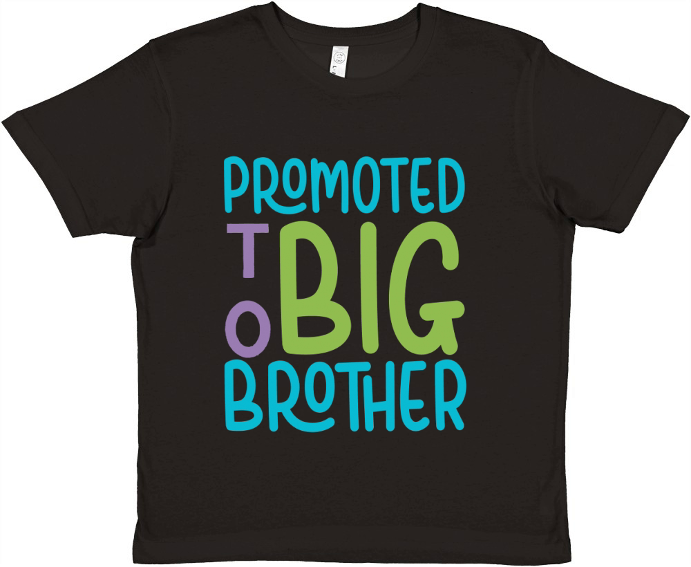 promoted to big brother Premium Kids Crewneck T-shirt