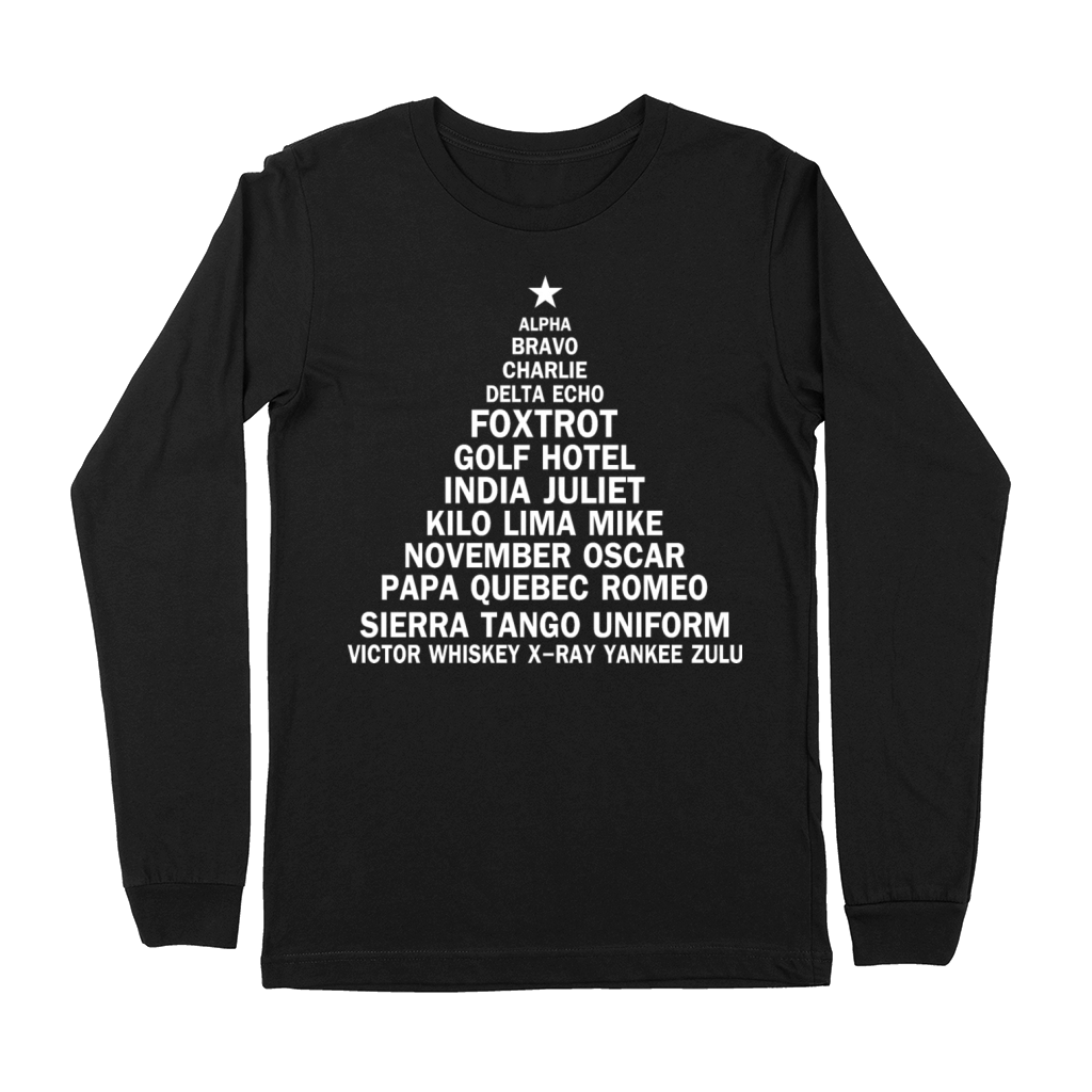 Aviation Christmas Premium Long Sleeve