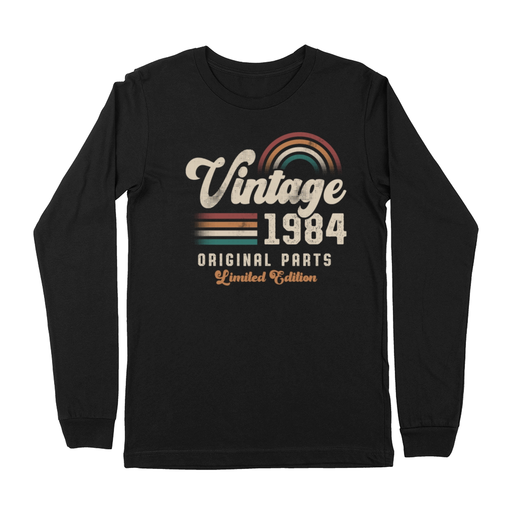 Vintage 1984 Birthday Retro Premium Long Sleeve
