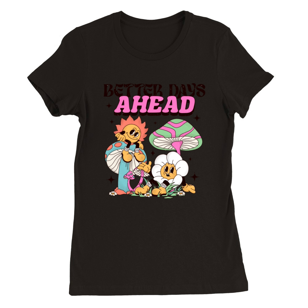 Retro Quote Premium Womens Crewneck T-shirt