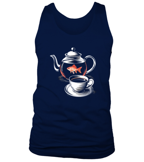 Twin Peaks A Fish In The Percolator Vintage Coffee Tank Top Unisex