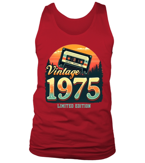 Vintage 1975 Limited Edition Tank Top Unisex