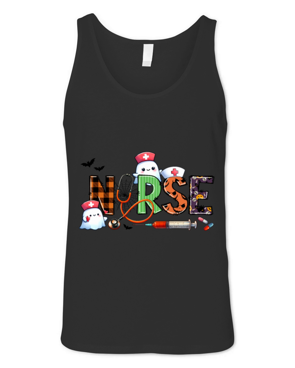 Funny Nurse Halloween Shirt Unisex Jersey Tank
