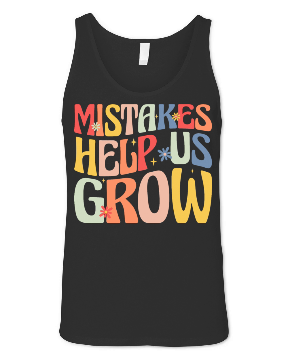 Mistakes Help Us Grow Unisex Jersey Tank