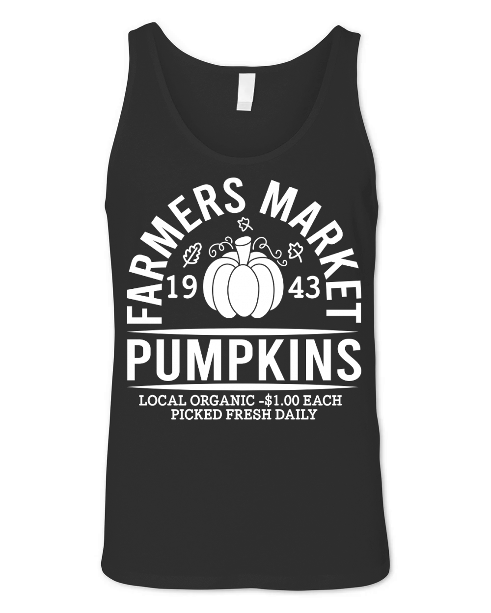 Pumpkins Farmer Market Unisex Jersey Tank