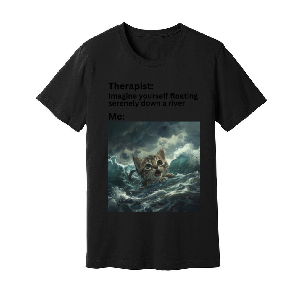 Serenity vs Reality - Chaotic Life Humor Unisex Jersey Tee