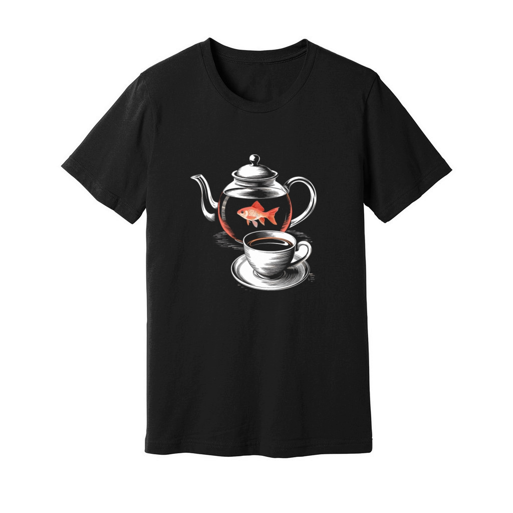 Twin Peaks A Fish In The Percolator Vintage Coffee Unisex Jersey Tee