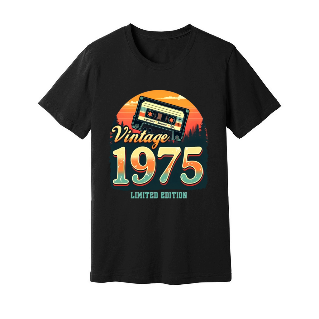 Vintage 1975 Limited Edition Unisex Jersey Tee