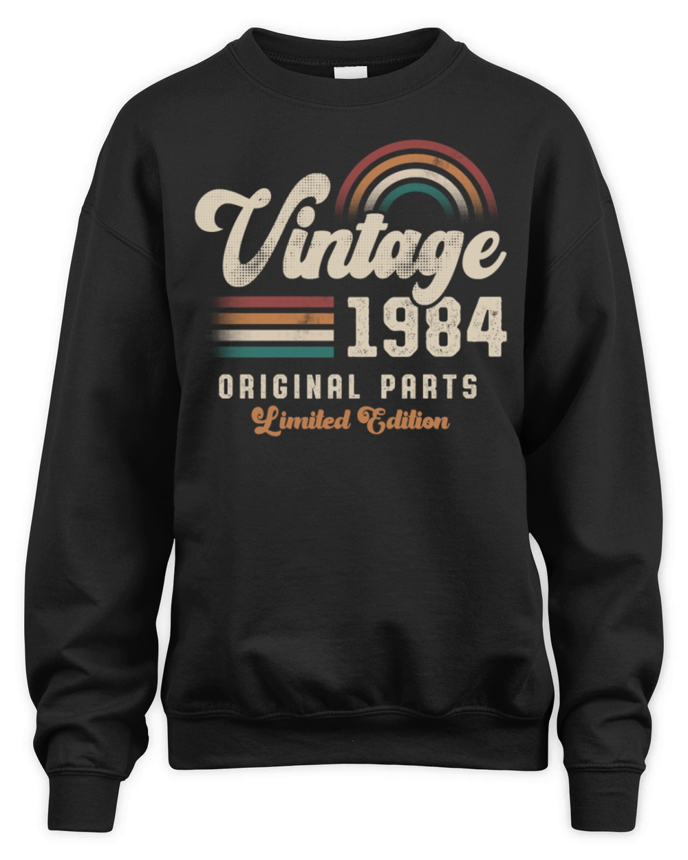 Vintage 1984 Birthday Retro Unisex Premium Crewneck Sweatshirt