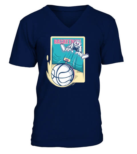 basketball V-Neck T-shirt