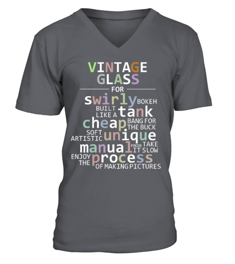 Vintage Glass V-Neck T-shirt