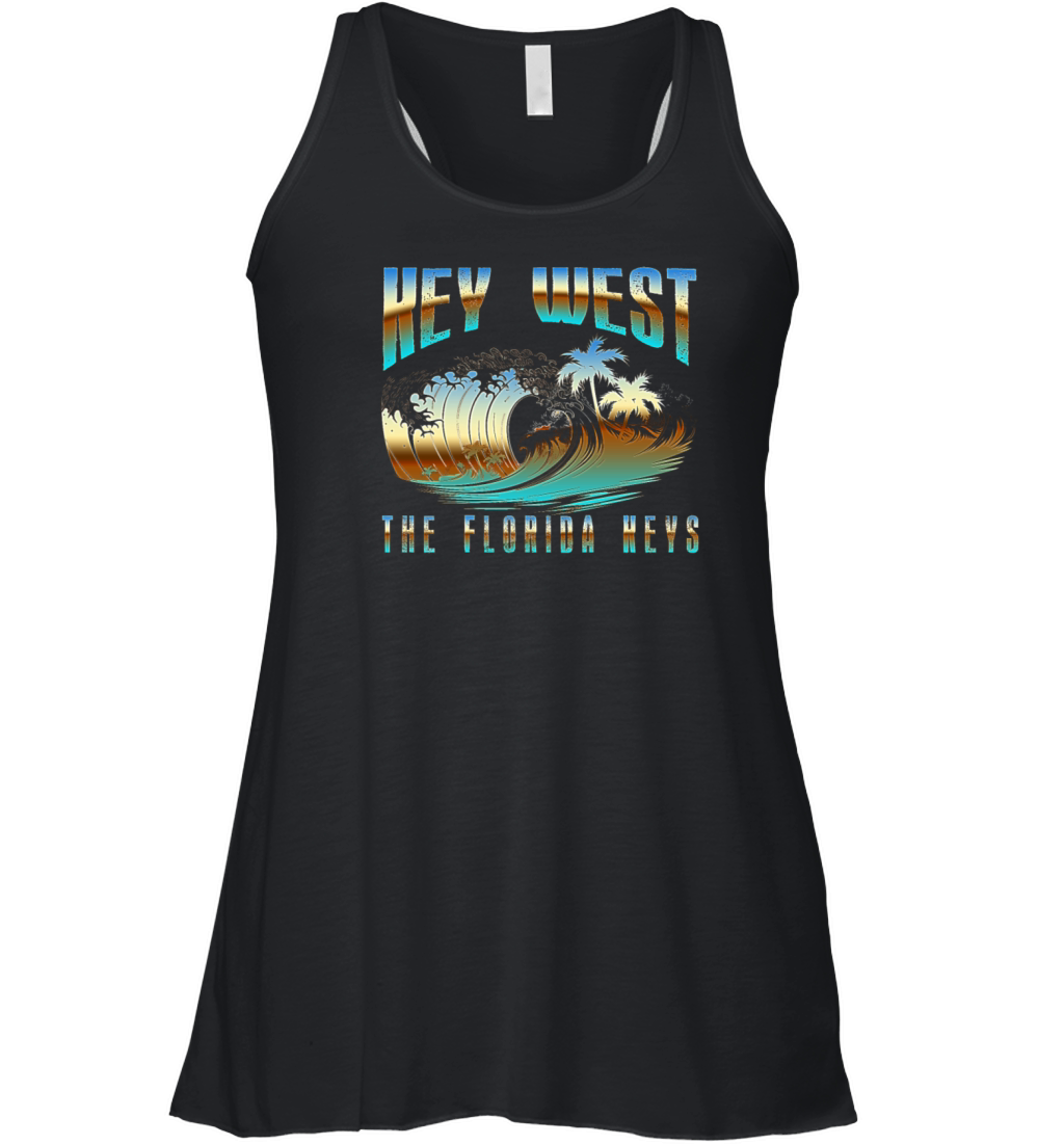 KEY-WEST THE FLORIDA KEYS Diving Sunshine-State Women's Flowy Tank Top