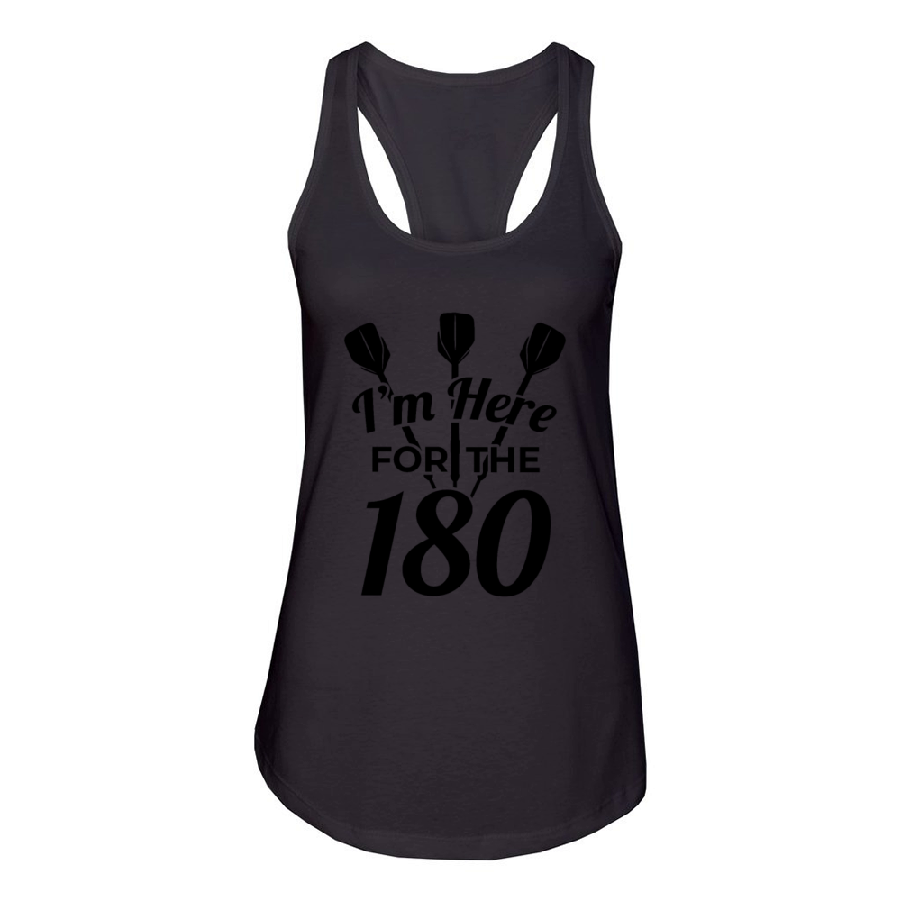 Funny Darts Saying Women's Racerback Tank